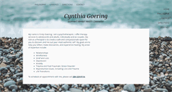 Desktop Screenshot of cynthiagoering.com